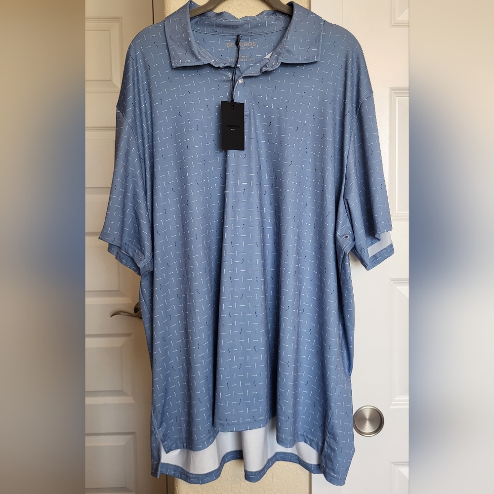Bonobos Light Blue Patterned Casual Shirt
